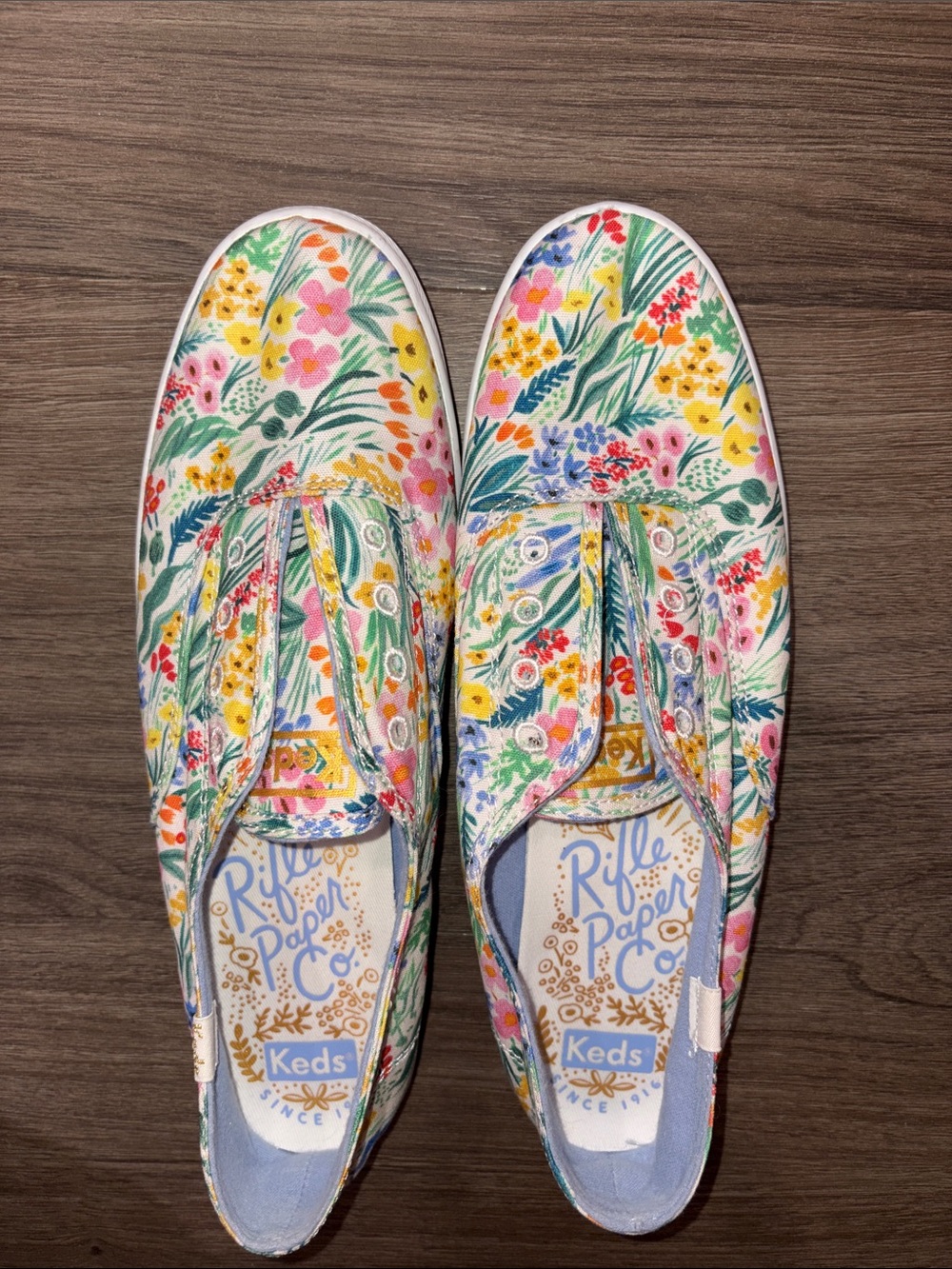 Rifle Paper Co. - Keds Floral Slip-On Sneakers in multicolor